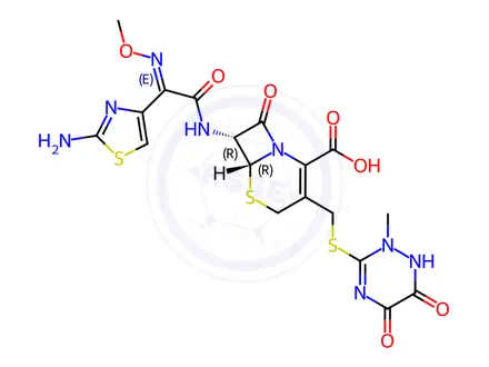 Chemical structure of Ceftriaxone Impurity A