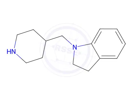 Chemical structure of 1-(Piperidin-4-ylmethyl)indoline