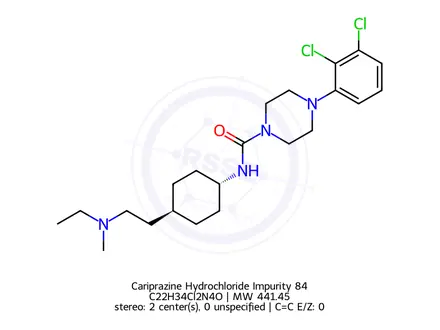 Chemical structure of Cariprazine Hydrochloride Impurity 84