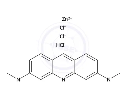 Chemical structure of Acridine Orange hemi(Zinc Chloride) Salt