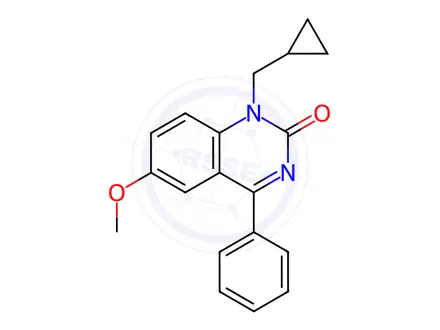 Chemical structure of Ciproquazone