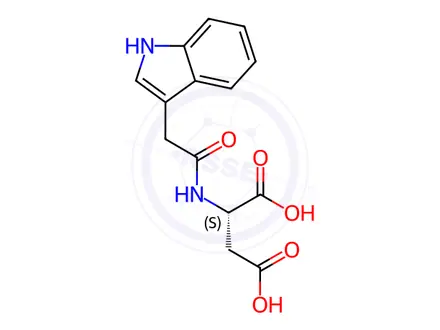Chemical structure of Indole-3-acetyl L-Aspartic acid
