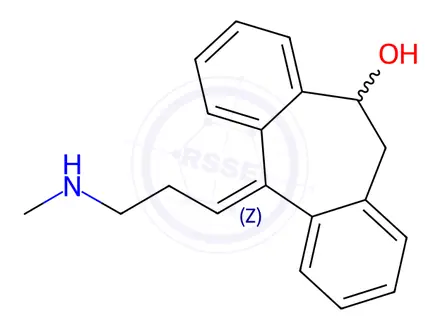 Chemical structure of (Z)-10-Hydroxynortriptyline