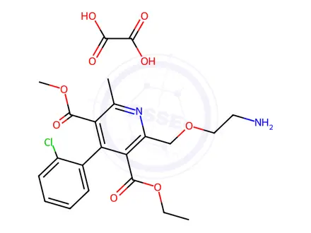 Chemical structure of Amlodipine Besylate Impurity 4 Oxalate (Amlodipine Besylate EP Impurity D Oxalate)
