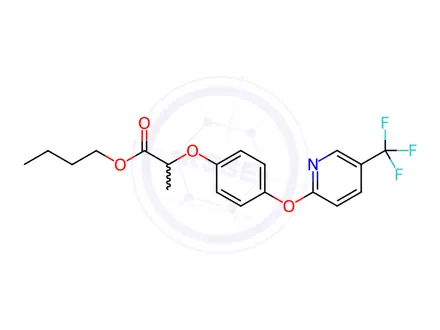 Chemical structure of Fluazifop-butyl