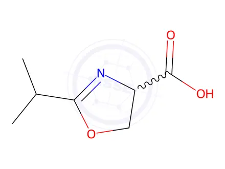 Chemical structure of 2-Isopropyl-4,5-dihydrooxazole-4-carboxylic acid