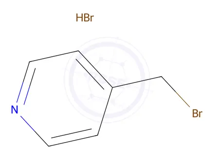 Chemical structure of 4-(Bromomethyl)pyridine--hydrogen bromide (1/1)