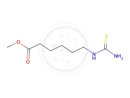 Chemical structure of methyl 6-(carbamothioylamino)hexanoate