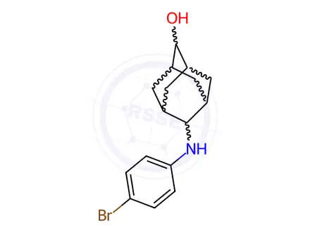 Chemical structure of 6-((4-Bromophenyl)Amino)Adamantan-2-Ol
