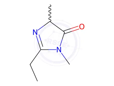 Chemical structure of 2-Ethyl-1,4-dimethyl-1H-imidazol-5(4H)-one