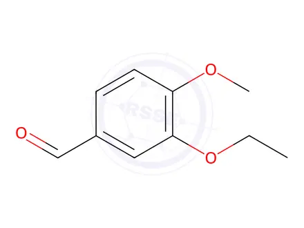 Chemical structure of 3-Ethoxy-p-anisaldehyde