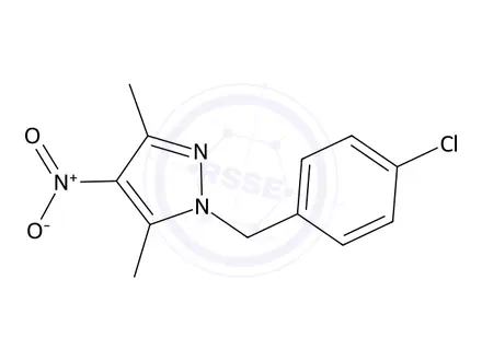 Chemical structure of 1-(4-Chlorobenzyl)-3,5-dimethyl-4-nitro-1h-pyrazole