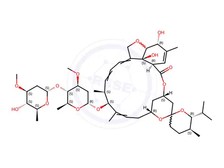 Chemical structure of Ivermectin B1b