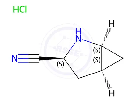 Chemical structure of Saxagliptin Impurity 38 (HCl Salt)