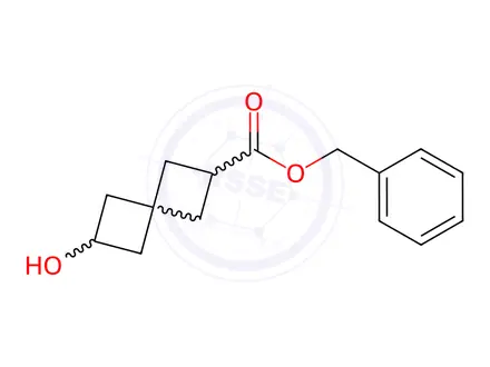 Chemical structure of Benzyl 6-hydroxyspiro[3.3]heptane-2-carboxylate