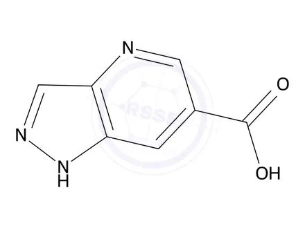 Chemical structure of 1H-pyrazolo[4,3-b]pyridine-6-carboxylic acid