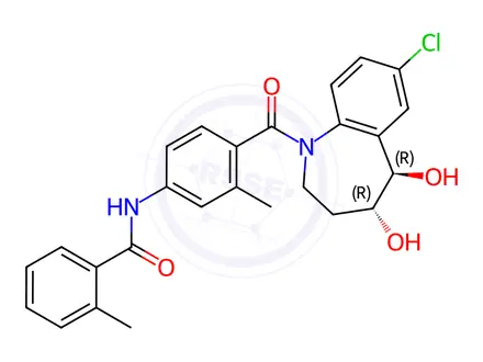 Chemical structure of Rac-Trans-4-Hydroxy tolvaptan