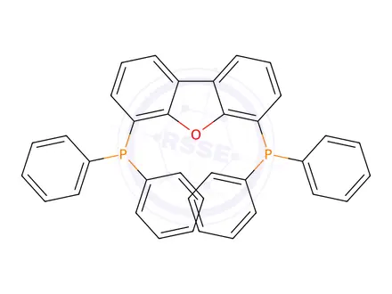 Chemical structure of 4,6-Bis(diphenylphosphino)dibenzofuran