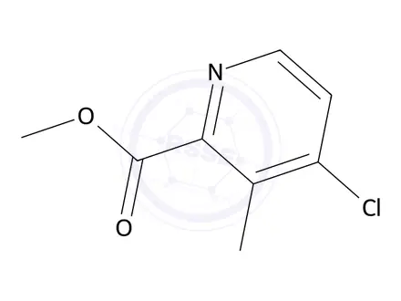 Chemical structure of Methyl 4-chloro-3-methylpicolinate