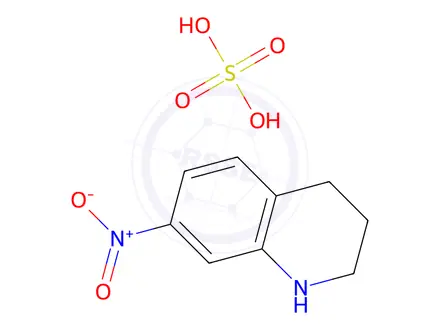 Chemical structure of 7-Nitro-1,2,3,4-tetrahydroquinoline sulfate