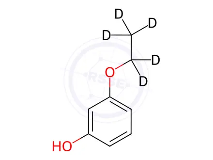 Chemical structure of Ethyl Resorcinol-d5