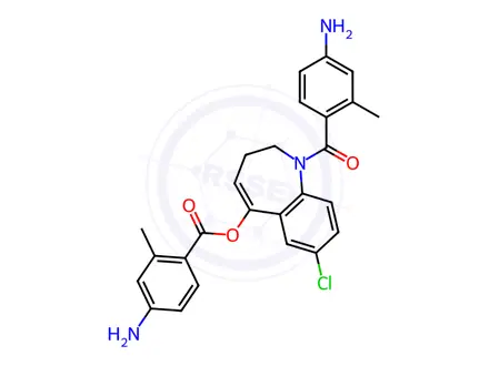 Chemical structure of Tolvaptan Impurity 25