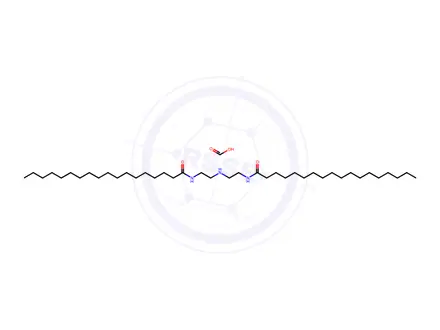 Chemical structure of formic acid, compound with N,N'-(iminodiethylene)bis[stearamide] (1:1)