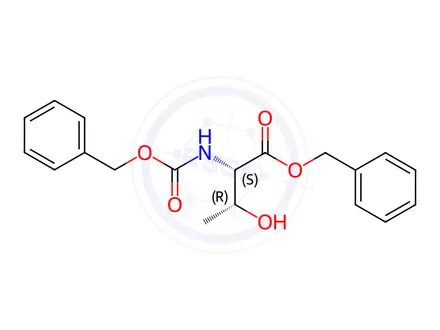 Chemical structure of N-Carbobenzoxy-L-threonine Benzyl Ester