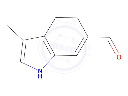 Chemical structure of 3-Methyl-1H-indole-6-carbaldehyde
