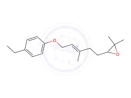 Chemical structure of 3-[(E)-5-(4-Ethylphenoxy)-3-methyl-3-pentenyl]-2,2-dimethyloxirane