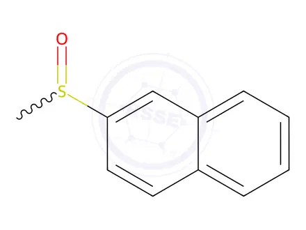 Chemical structure of 2-(Methylsulfinyl)naphthalene,97%