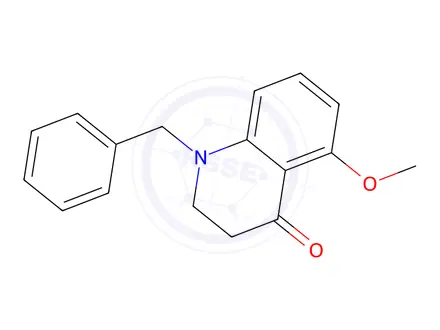 Chemical structure of 1-Benzyl-5-methoxy-2,3-dihydro-4(1H)-quinolinone