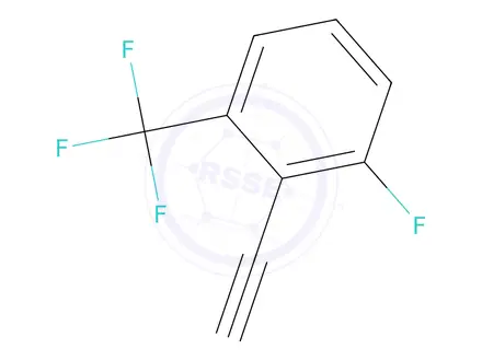 Chemical structure of 2-Fluoro-6-(trifluoromethyl)phenylacetylene