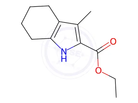 Chemical structure of Ethyl 3-methyl-4,5,6,7-tetrahydro-1H-indole-2-carboxylate