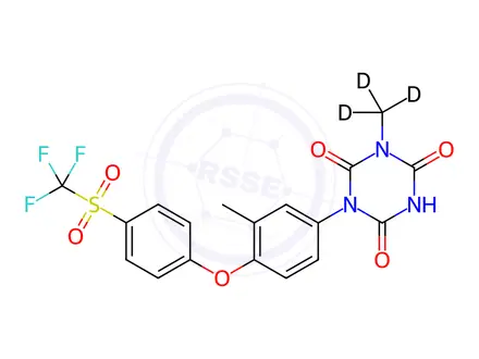 Chemical structure of Ponazuril-[D3]