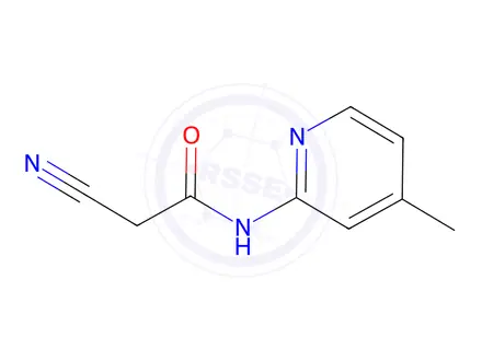 Chemical structure of 2-cyano-N-(4-methylpyridin-2-yl)acetamide