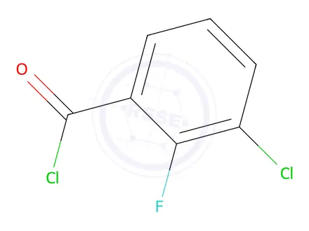 Chemical structure of 2-Fluoro-3-Chlorobenzoyl chloride