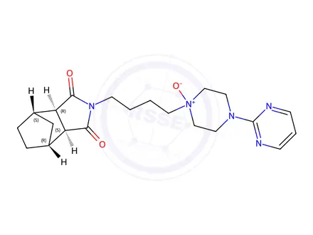 Chemical structure of Tandospirone N-Oxide Impurity 12