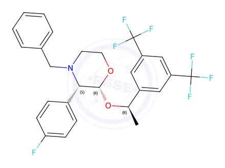 Chemical structure of Aprepitant Impurity 13