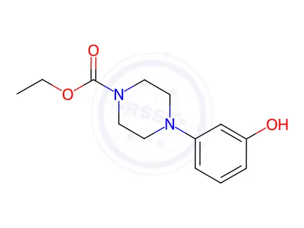 Chemical structure of Ethyl 4-(3-hydroxyphenyl)piperazine-1-carboxylate