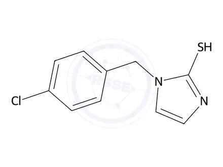 Chemical structure of 1-(4-Chlorobenzyl)-1h-imidazole-2-thiol