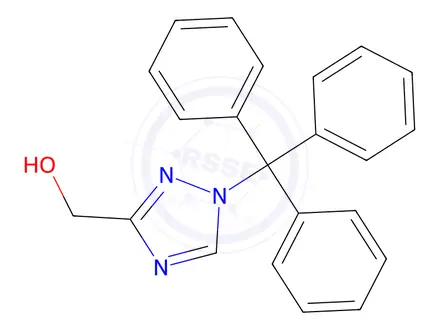 Chemical structure of (1-Trityl-1H-1,2,4-triazol-3-yl)methanol