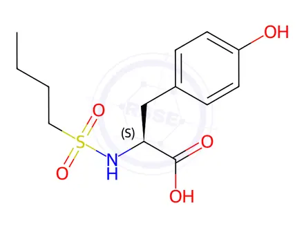Chemical structure of Debutylpiperidine Tirofiban