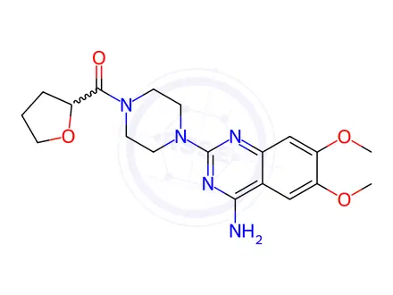 Chemical structure of Terazosin hydrochloride dihydrate