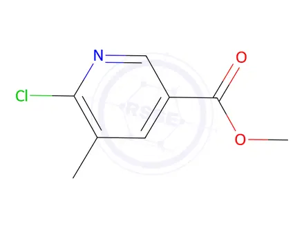 Chemical structure of Methyl 6-chloro-5-methylnicotinate