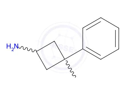 Chemical structure of 3-Methyl-3-phenylcyclobutan-1-amine