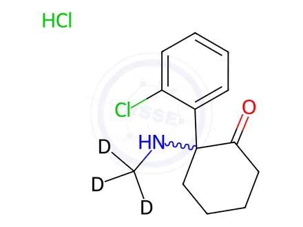 Chemical structure of Ketamine-d3 Hydrochloride
