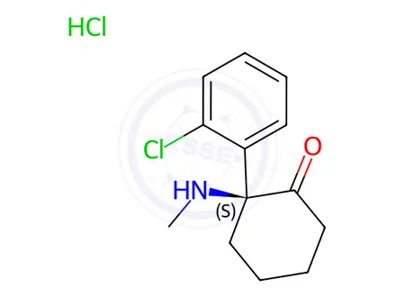 Chemical structure of Esketamine Hydrochloride