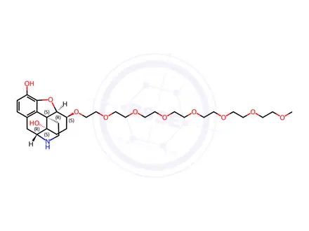 Chemical structure of (4R,4aS,7S,7aR,12bS)-7-((2,5,8,11,14,17,20-Heptaoxadocosan-22-yl)oxy)-1,2,3,4,5,6,7,7a-octahydro-4aH-4,12-methanobenzofuro[3,2-e]isoquinoline-4a,9-diol