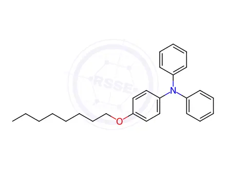 Chemical structure of 4-(Octyloxy)-N,N-diphenylaniline
